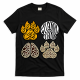 Cute Animal Print Paws T-Shirt