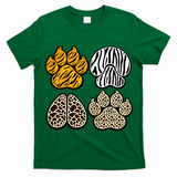 Cute Animal Print Paws T-Shirt