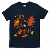Changes Autumn Season T-Shirt - Navy