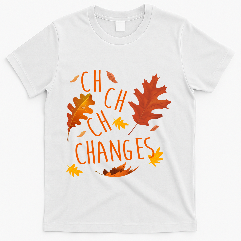 Changes Autumn Season T-Shirt - White