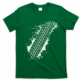 Car Automobile Tire Track Funny Halloween Costume Outfit T-Shirt - Irish Green