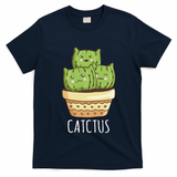 Cute Cactus Three Cats T-Shirt