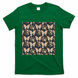 Celestial Butterflies and Flowers - Green