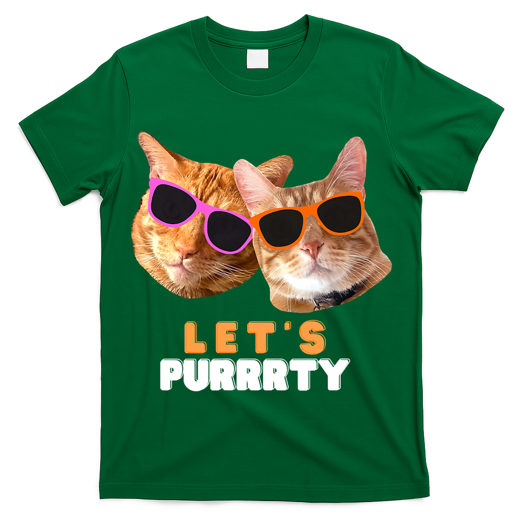 Cat Bachelorette Design Orange Cats T-Shirt