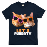 Cat Bachelorette Design Orange Cats T-Shirt