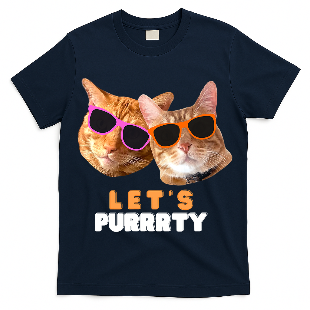 Cat Bachelorette Design Orange Cats T-Shirt