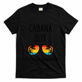 Cabana Boy Funny Summer Pool Party Bartender Bartending T-Shirt - Black