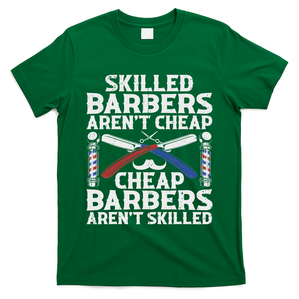 Cute Barber For Dad Hairstylist Barbershop Hair Stylist T-Shirt