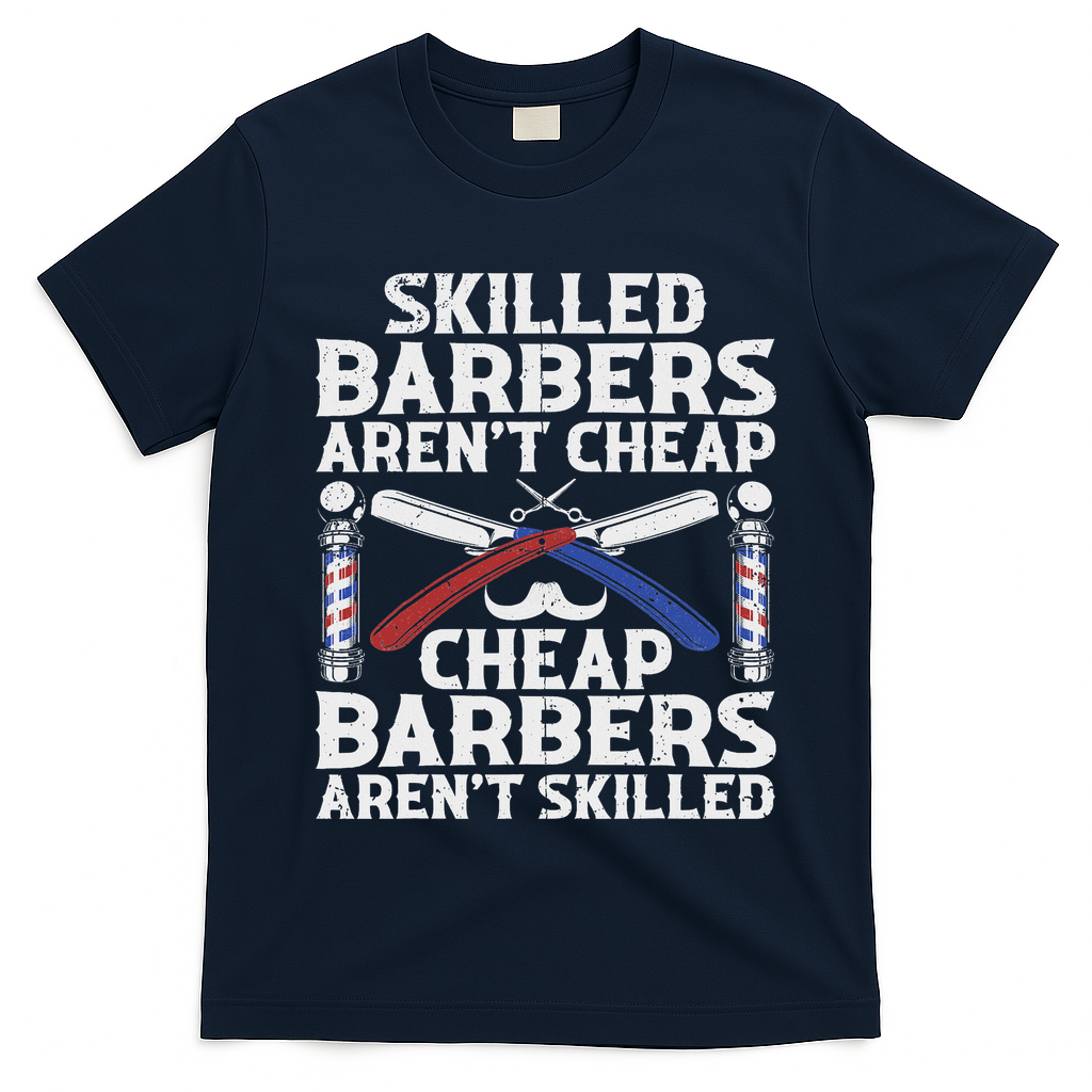 Cute Barber For Dad Hairstylist Barbershop Hair Stylist T-Shirt