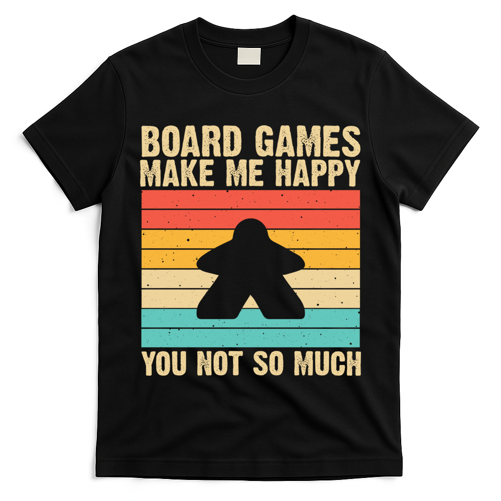 Cool Board Games Meeple Gaming Nerd Game Night Cool Gift T-Shirt