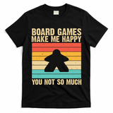 Cool Board Games Meeple Gaming Nerd Game Night Cool Gift T-Shirt