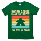 Cool Board Games Meeple Gaming Nerd Game Night Cool Gift T-Shirt