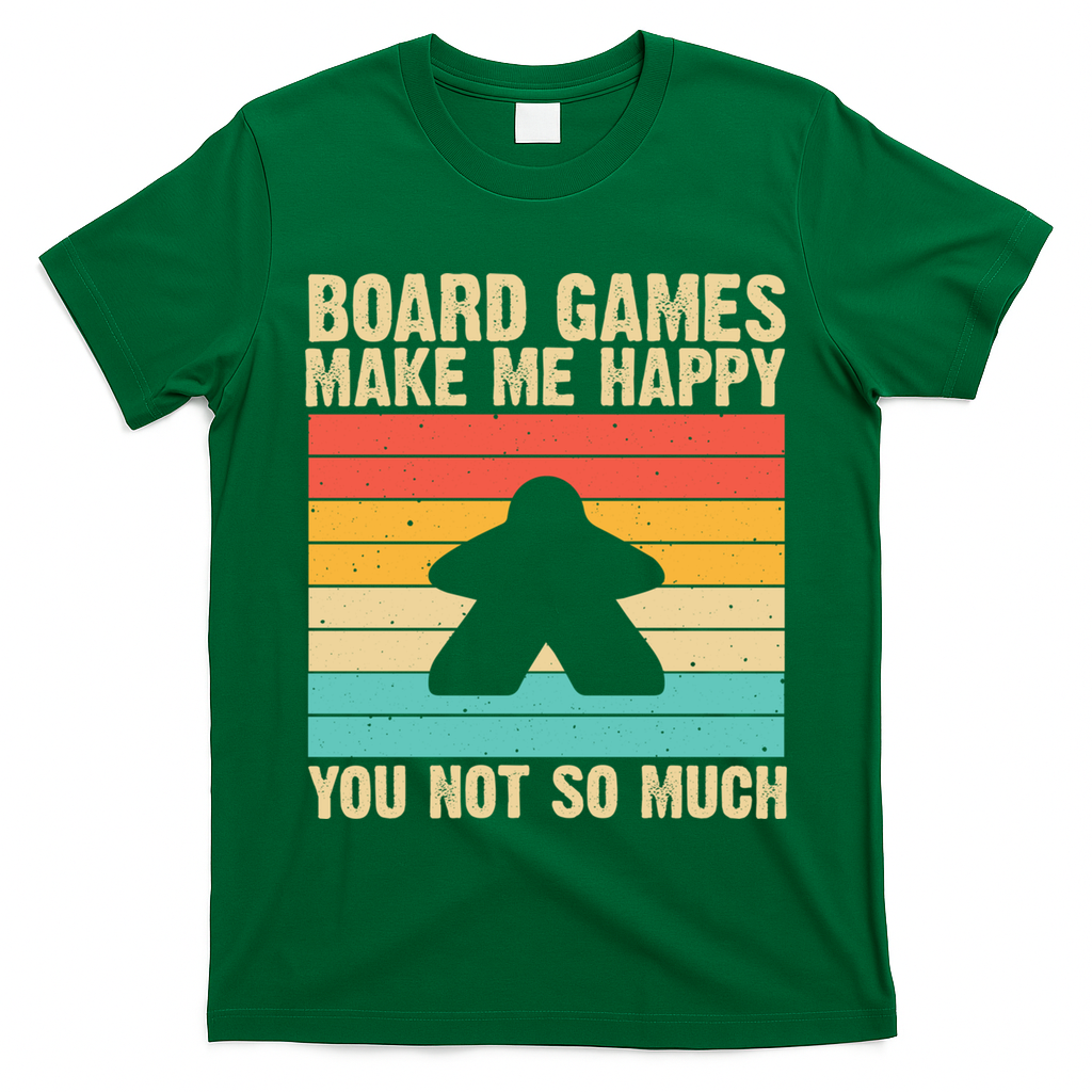 Cool Board Games Meeple Gaming Nerd Game Night Cool Gift T-Shirt