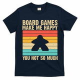 Cool Board Games Meeple Gaming Nerd Game Night Cool Gift T-Shirt