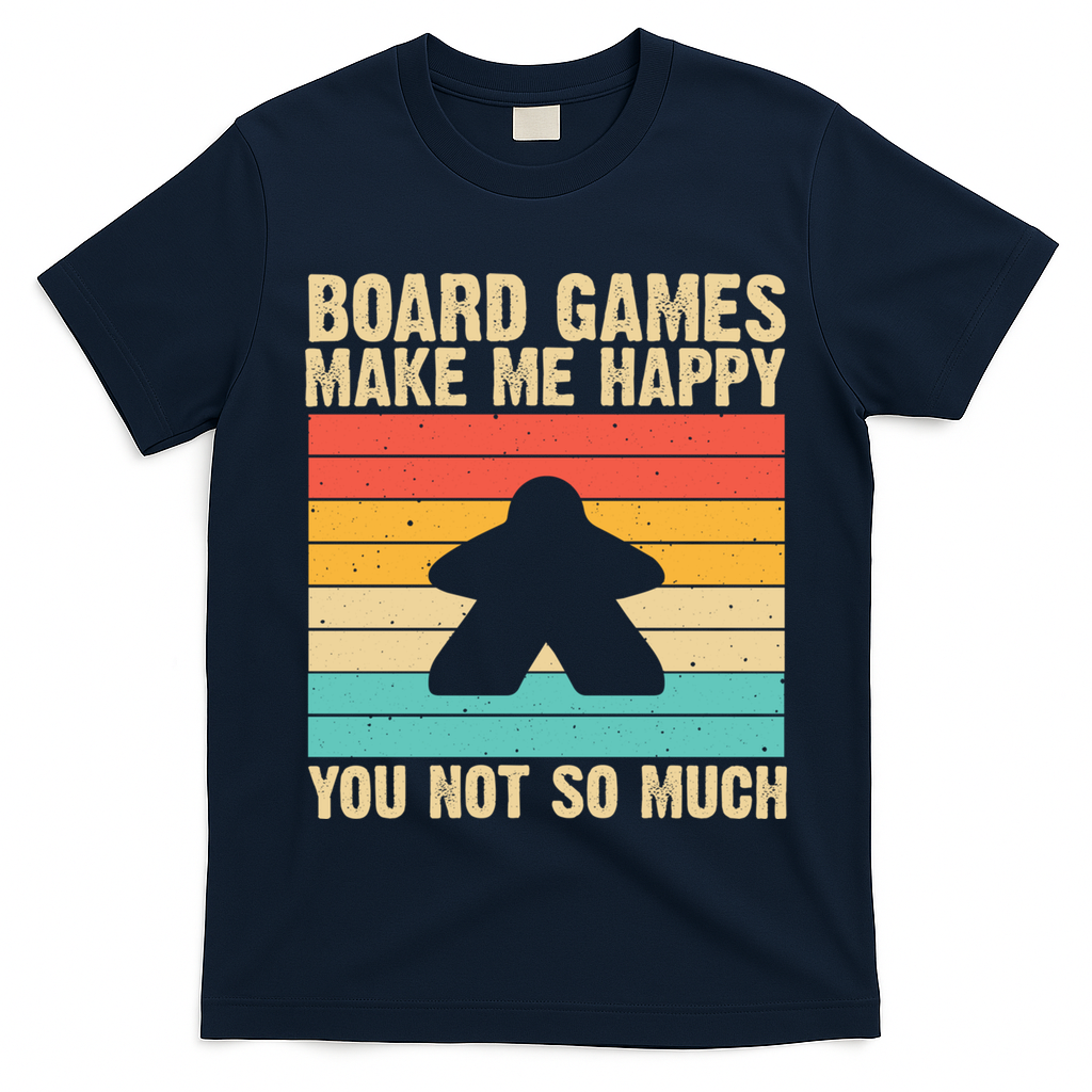 Cool Board Games Meeple Gaming Nerd Game Night Cool Gift T-Shirt