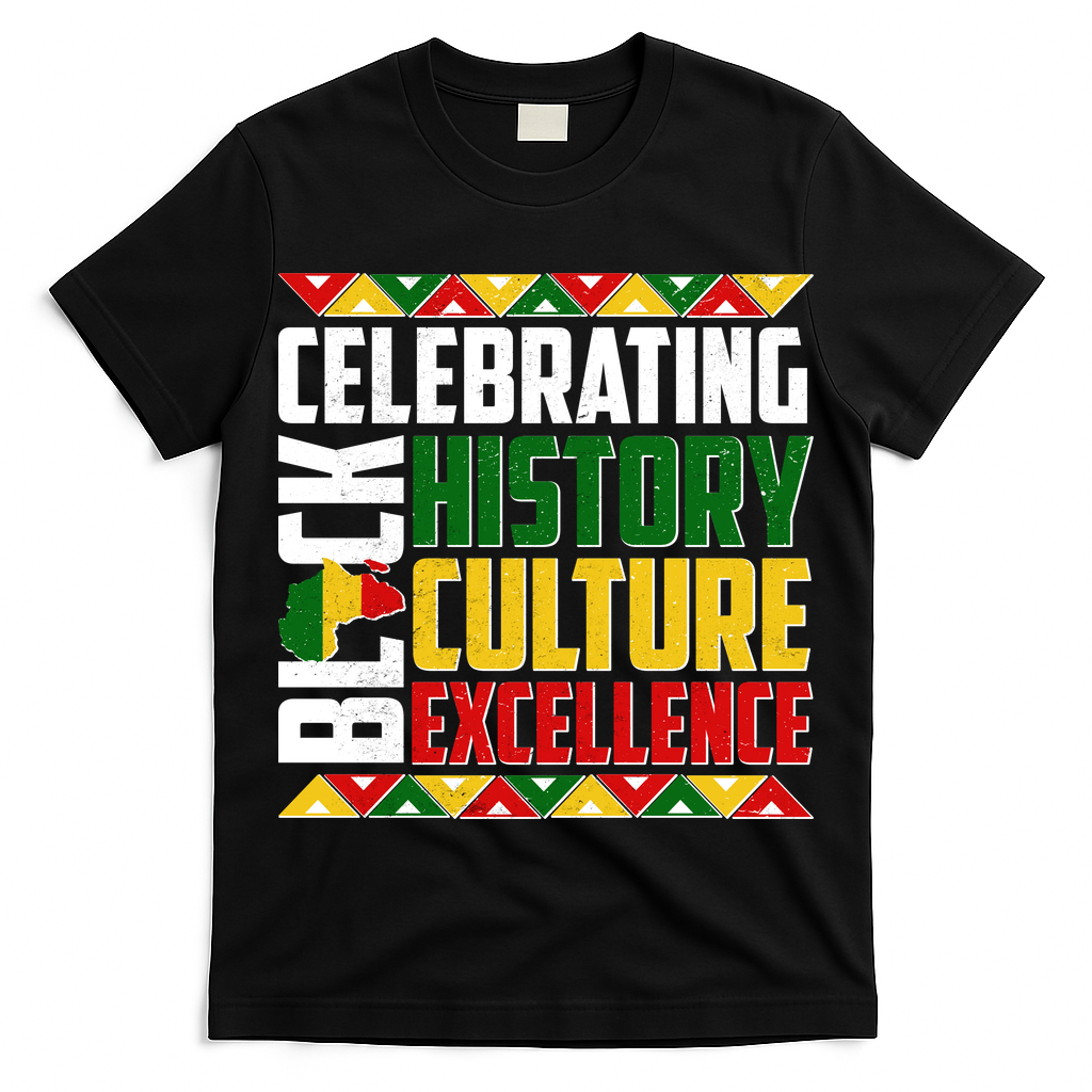 Celebrating Black History Culture Excellence T-Shirt