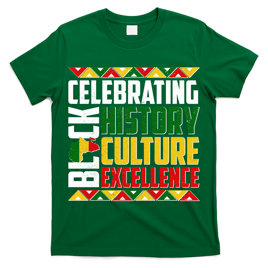 Celebrating Black History Culture Excellence T-Shirt