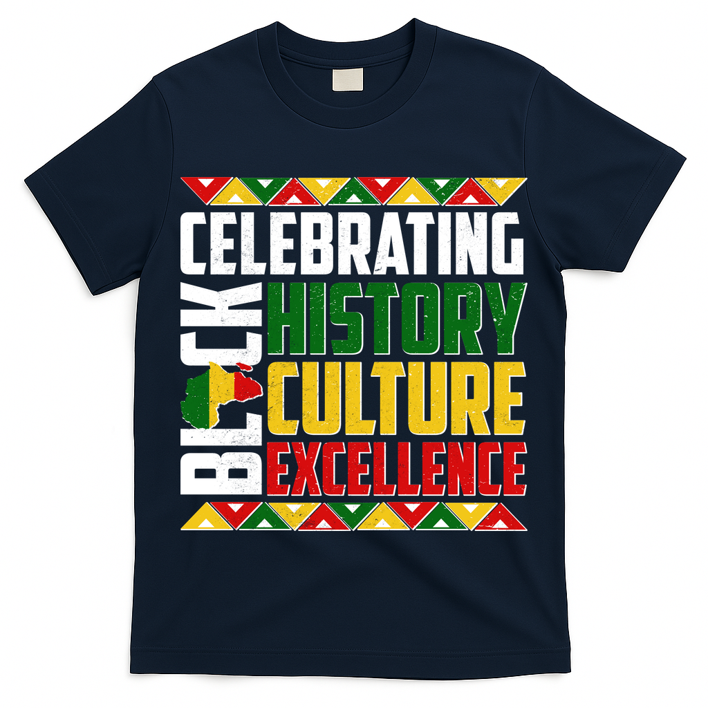 Celebrating Black History Culture Excellence T-Shirt