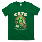 Cats Because People Are Stupid - Green