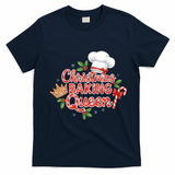 Christmas Baking Queen T-Shirt - Navy Blue