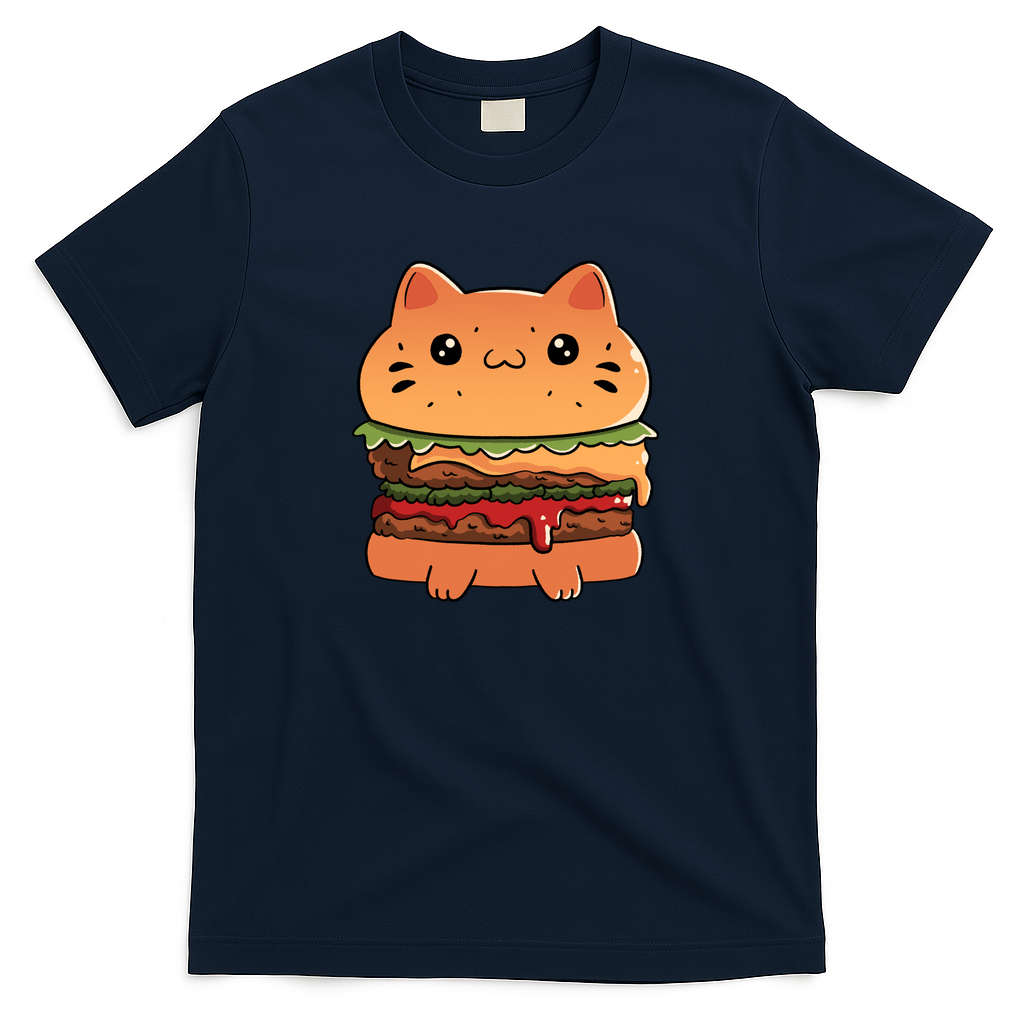 Cat Burger Red by Tobe Fonseca - Navy