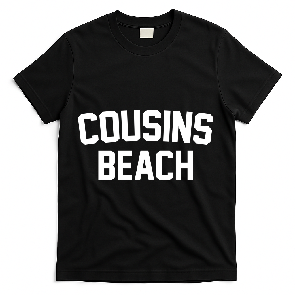 Cousins Beach Summer T-Shirt - Black