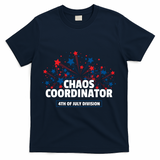 Chaos Coordinator 4th Of July Divison Fireworks T-Shirt - Navy