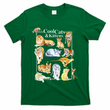 Cool Cats And Kittens Tiger Lion Leopard Felines T-Shirt