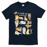 Cool Cats And Kittens Tiger Lion Leopard Felines T-Shirt