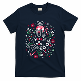 Christmas Cat Butt - Merry X-mas - Navy