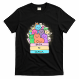 Cute Colorful Back to School Book Cats T-Shirt