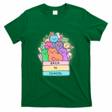 Cute Colorful Back to School Book Cats T-Shirt