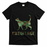 Camo Cat Catoflage Funny Cat Lover Cute Kitten Meow Cats T-Shirt