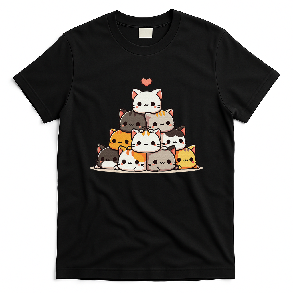 Cat Cute Cats Anime Kawaii T-Shirt