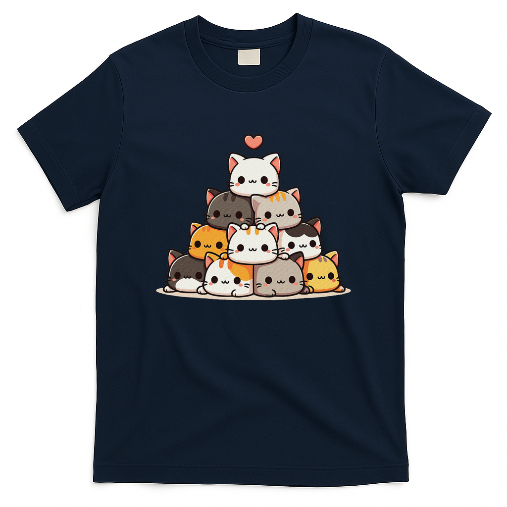 Cat Cute Cats Anime Kawaii T-Shirt