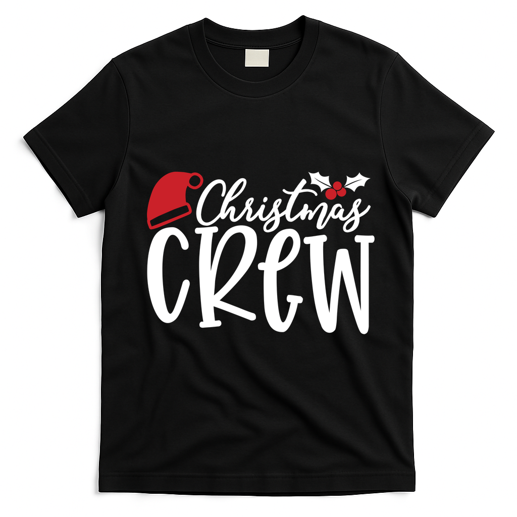 Christmas Crew T-Shirt - Black