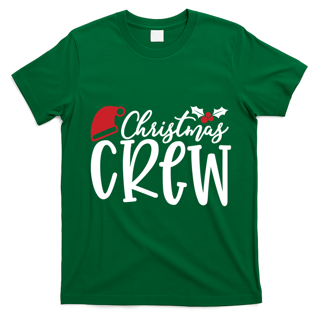 Christmas Crew T-Shirt - Irish Green