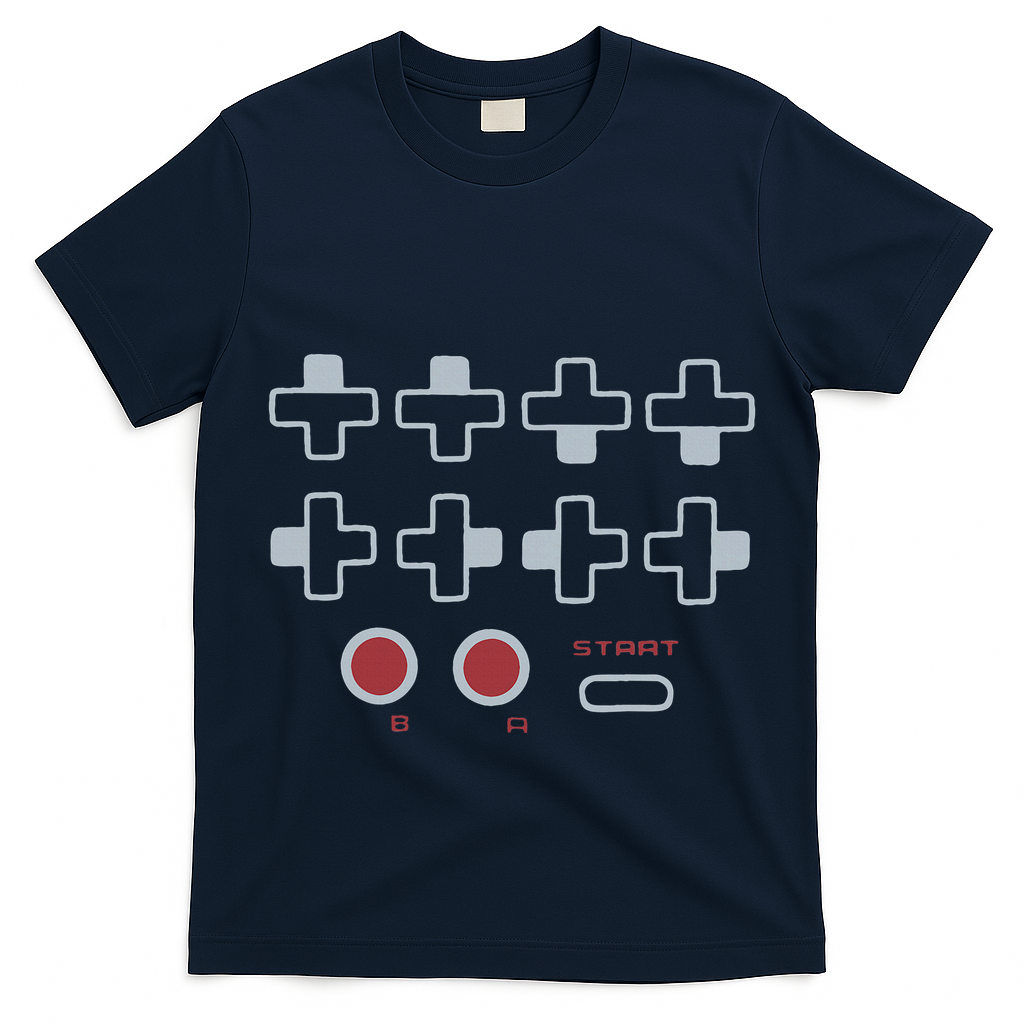 Cheat Code Contra Password Retro Game Gamer Gaming T-Shirt