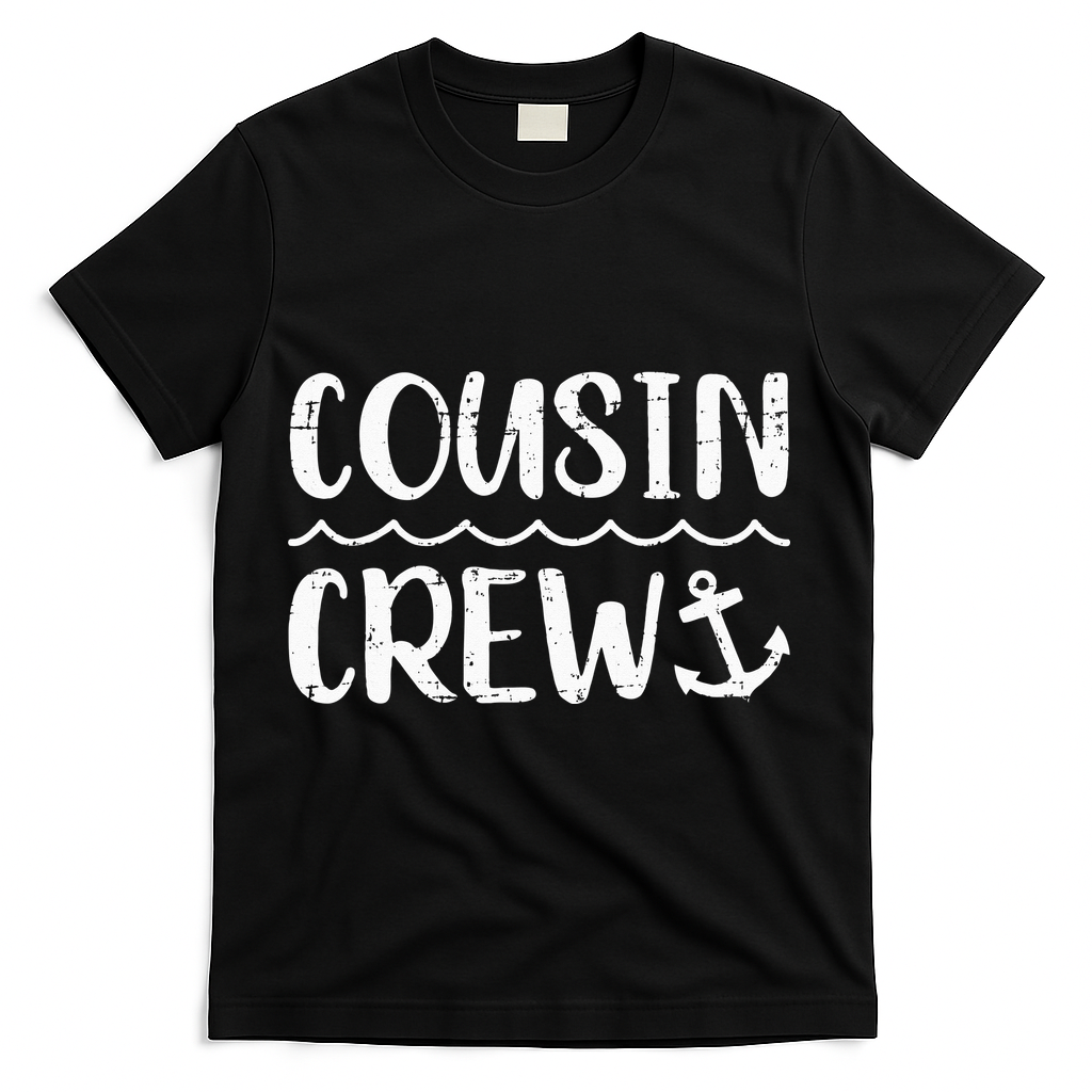 Cousin crew cruise summer vacation T-Shirt - Black