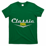 Classic Car Emblem 1986 40th Birthday T-Shirt