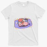 Cute Cat Flower GameBoy Advance - White
