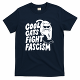 Cool Cats Fight Fascism - Navy