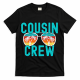Cousin Crew Family Vacation Summer Vacation Beach Sunglasses T-Shirt - Black