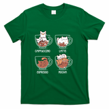 Cat Coffee Guide - Cute Kittens - Green
