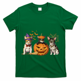 Cute Cat Halloween Witch Mummy Pumpkin Funny Cat Lover Gift T-Shirt