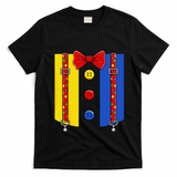 Clown Costume Halloween Circus Matching T-Shirt - Black