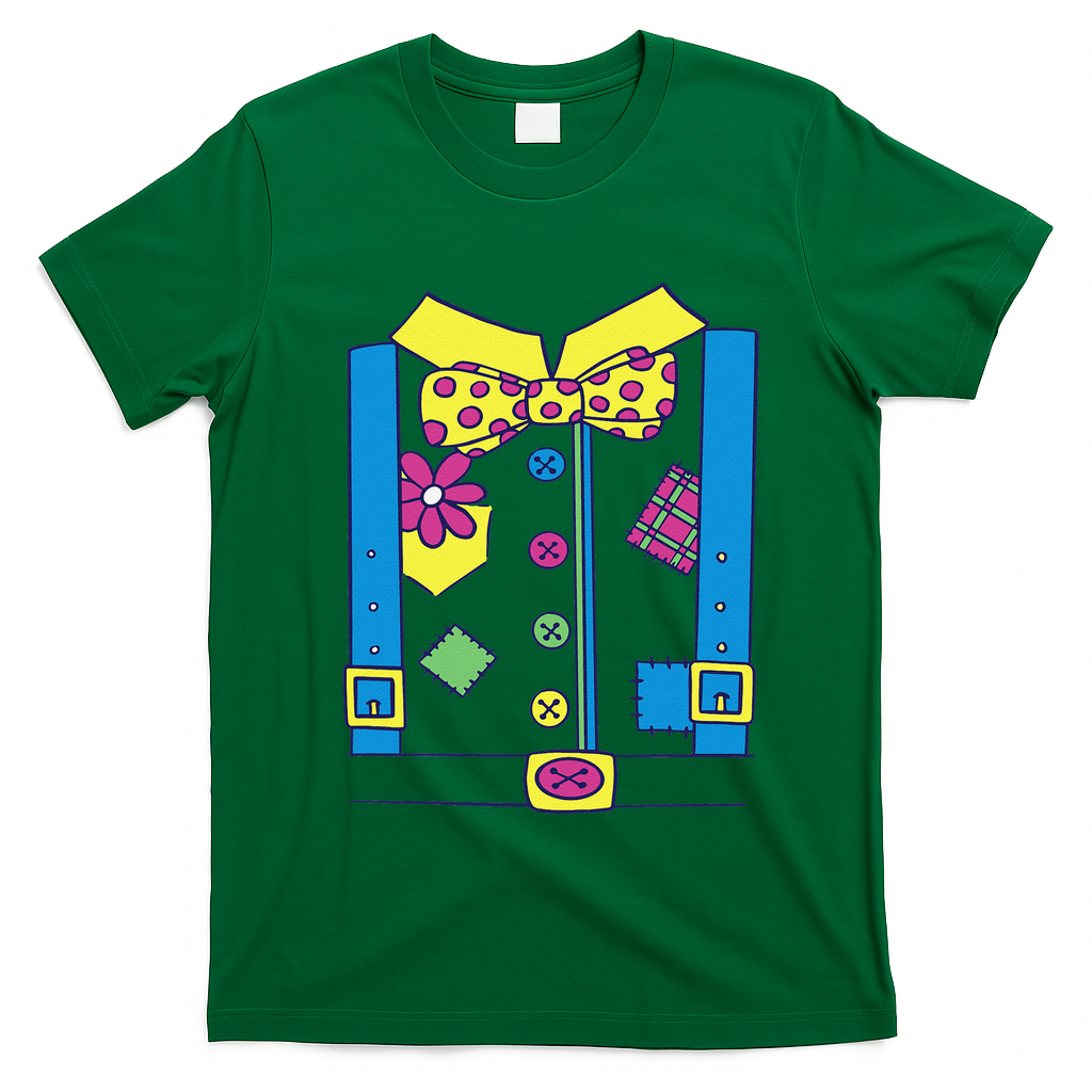 Clown Circus Halloween Clown Costume T-Shirt - Irish Green