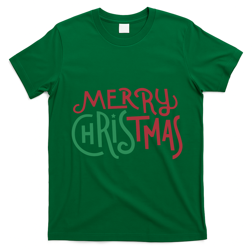 Candy Cane Lane Merry Christmas T-Shirt - Irish Green