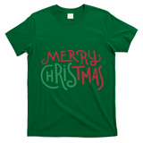 Candy Cane Lane Merry Christmas T-Shirt - Irish Green