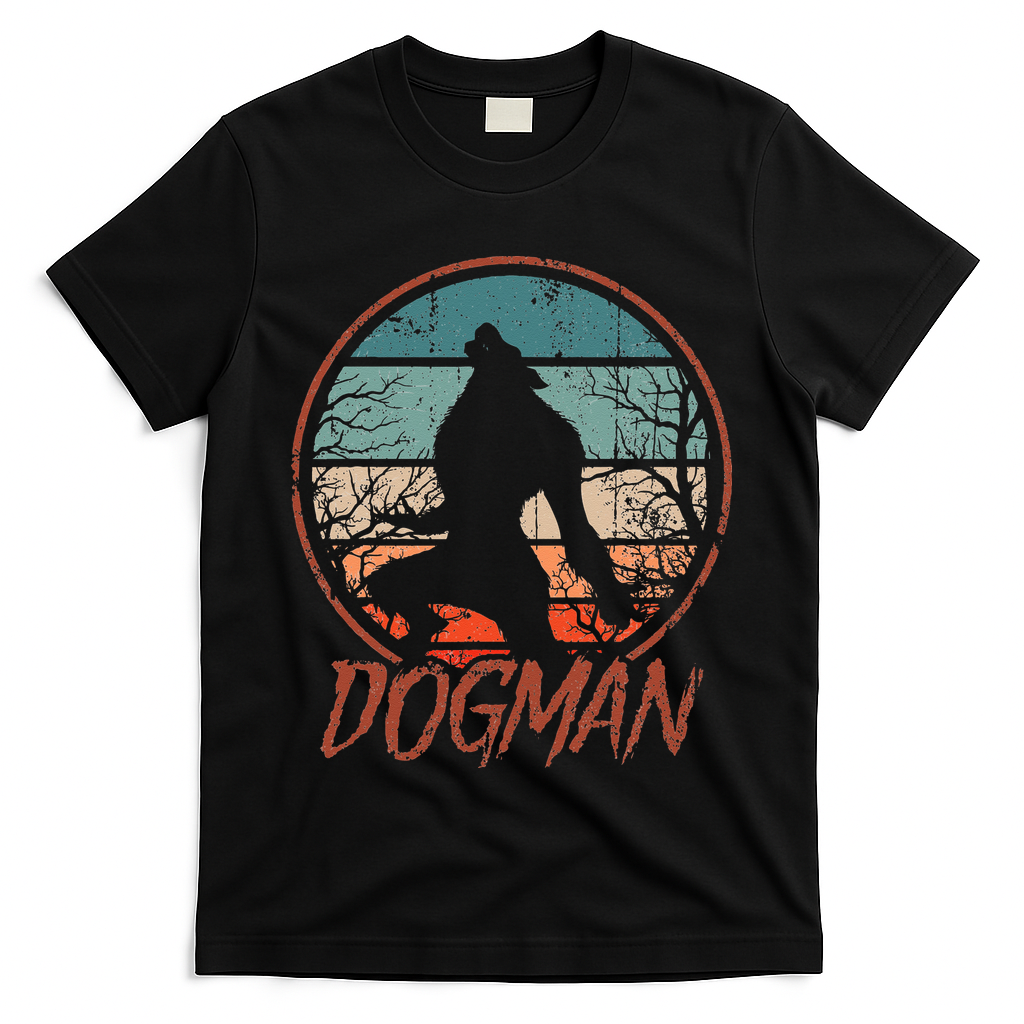 Cryptids Cryptozoology Monsters State of Michigan Dogman T-Shirt